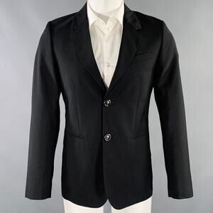 AMI by ALEXANDRE MATTIUSSI Size 36 Black Wool Sport Coat